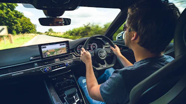 Audi S4 B9 interior driving