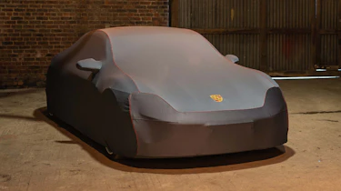 Porsche beneath a Specialised cover
