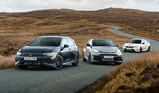 Golf GTI v GR Yaris Aero v Civic Type R