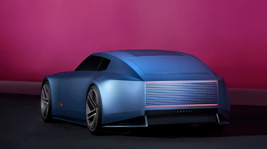 Jaguar Type 00 rear blue