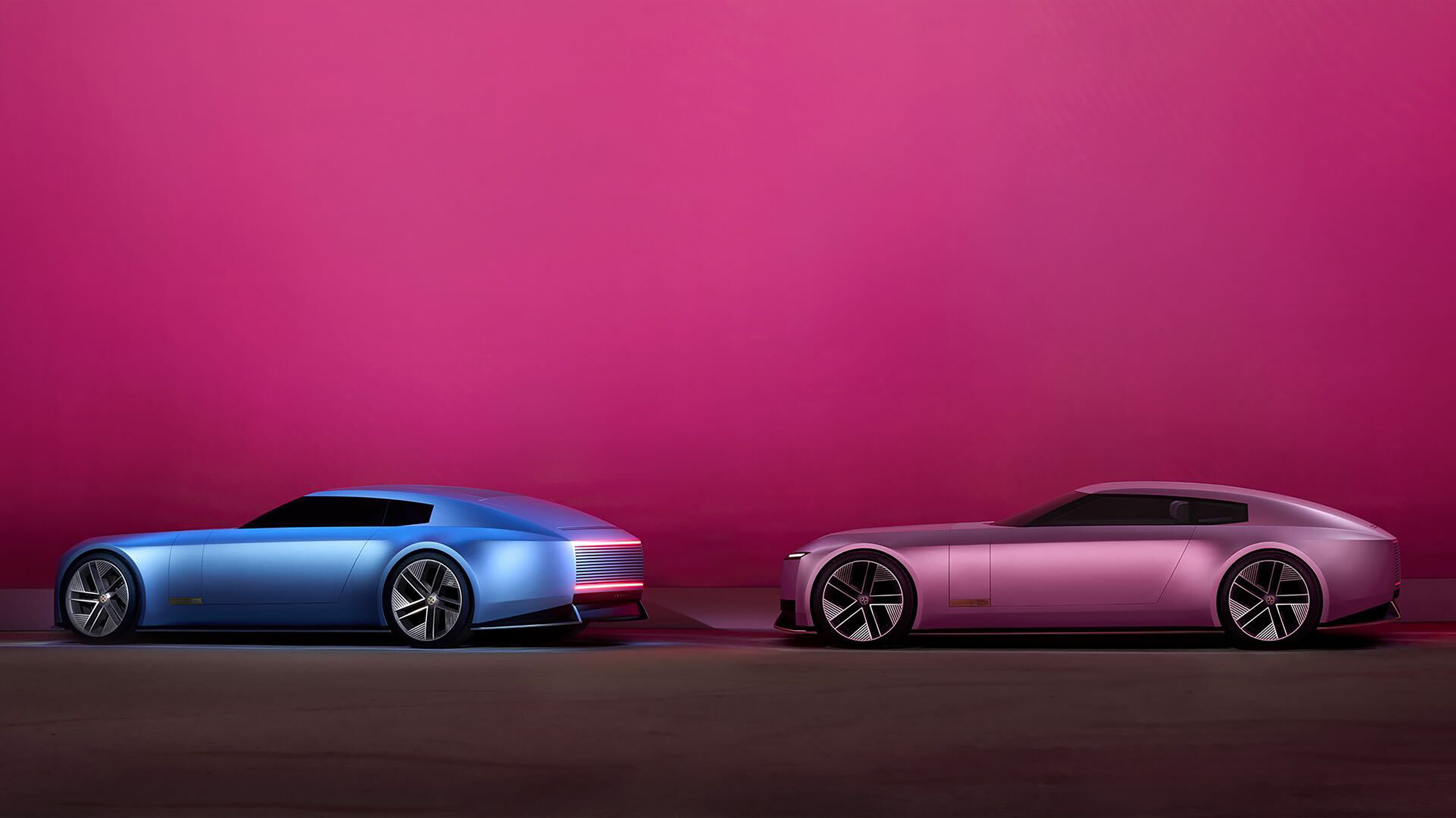 Jaguar Type 00 blue and pink