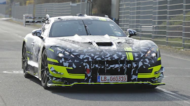 Mercedes-AMG GT Black Series spy shots nose