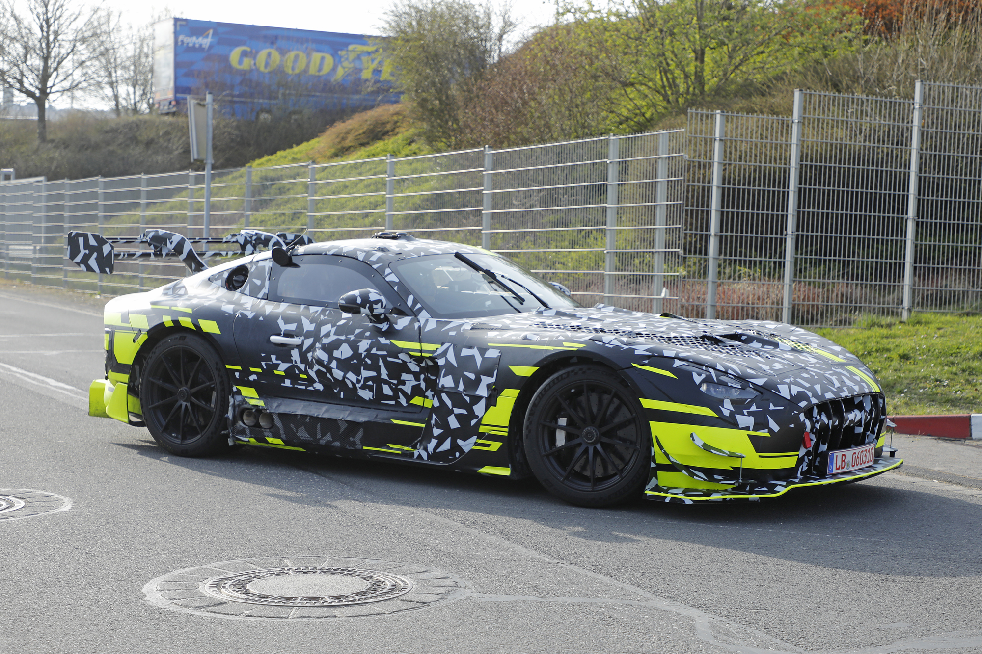 Mercedes-AMG GT Black Series spy shots