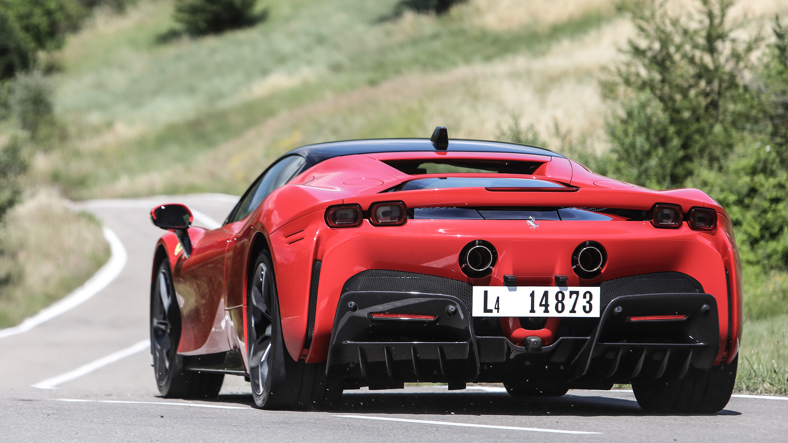 Best hybrid cars 2021 - SF90 rear