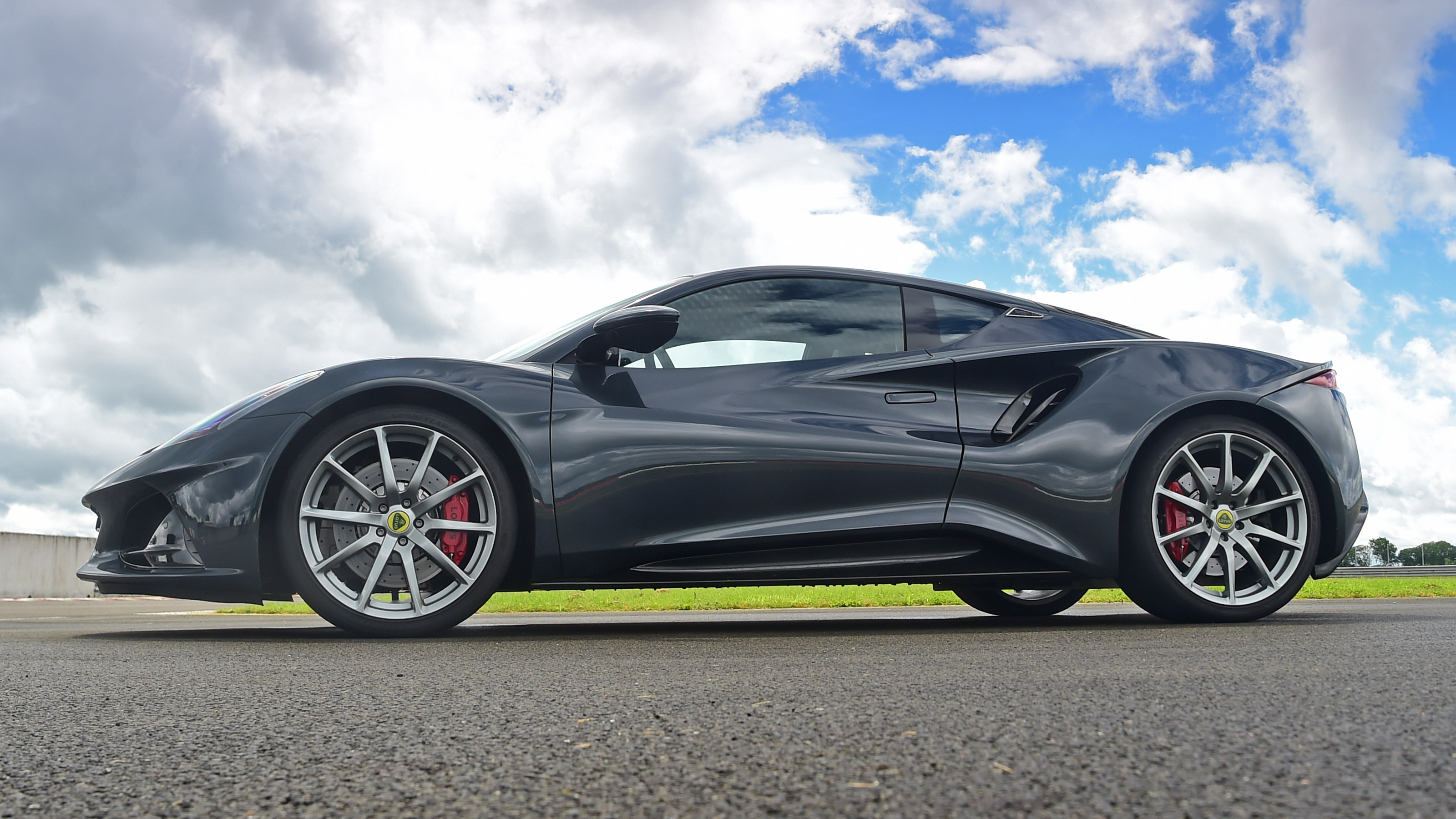 Lotus Emira – grey drive side