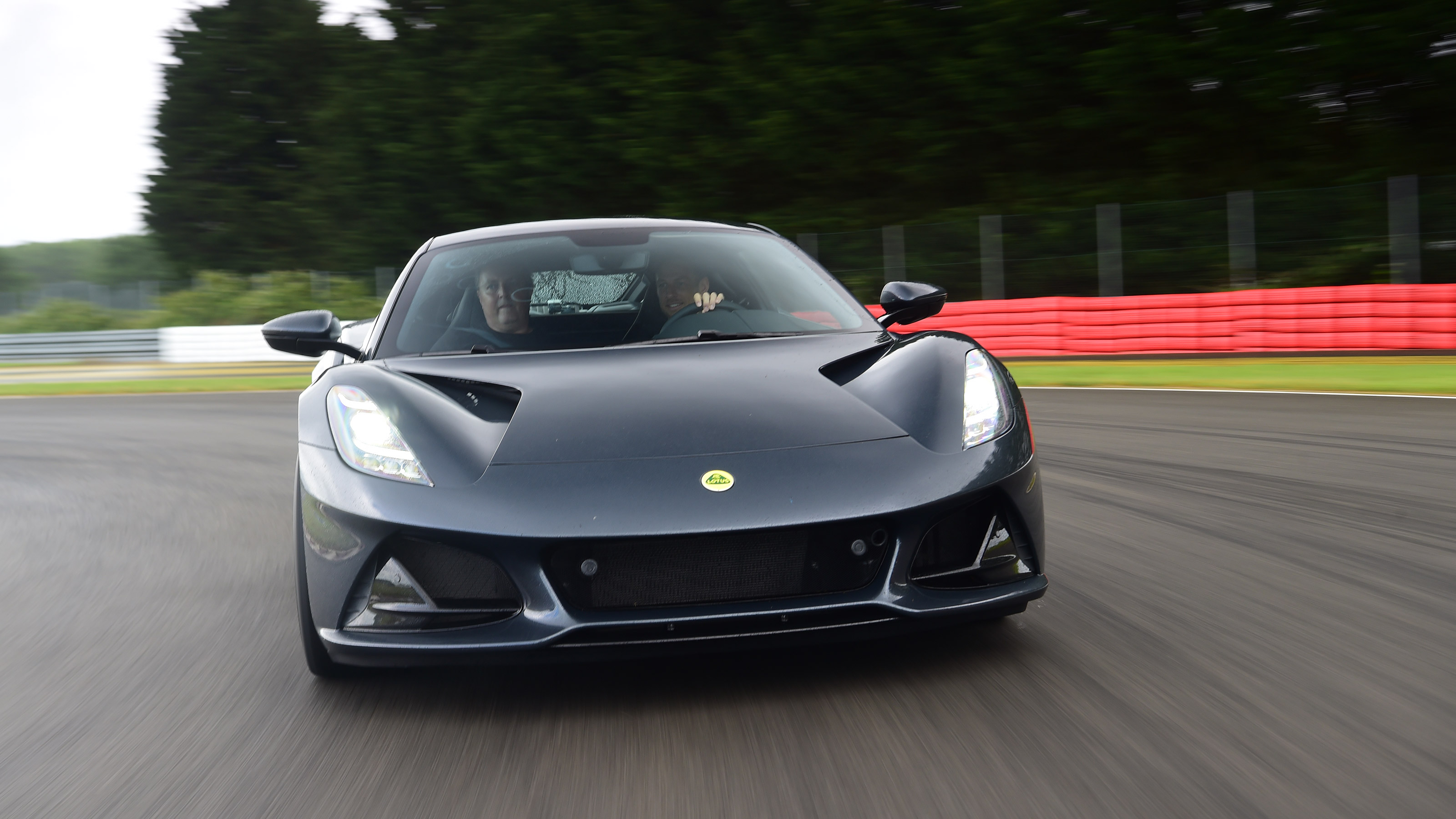 Lotus Emira – grey drive nose