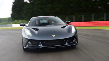 Lotus Emira – grey drive nose
