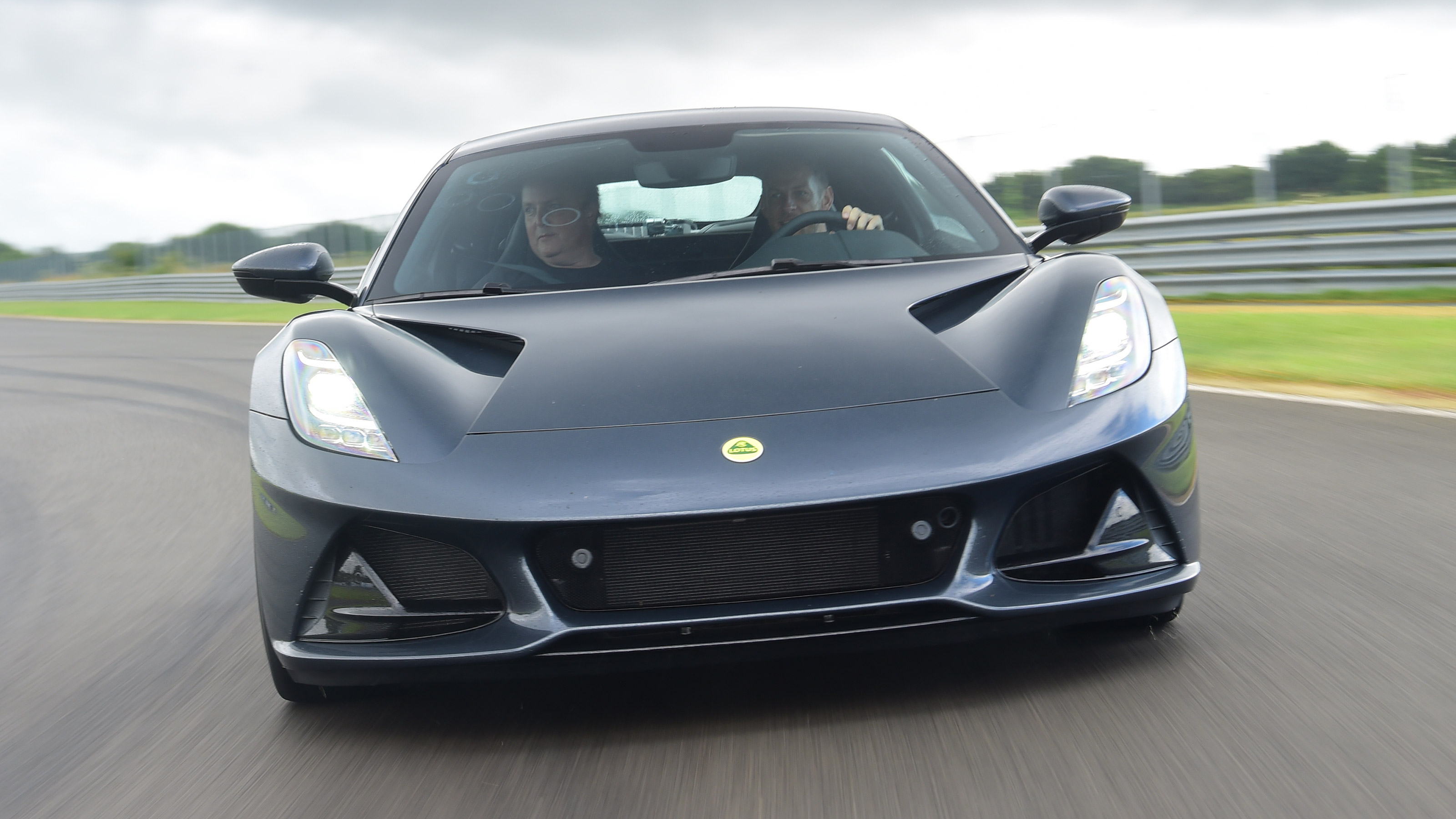Lotus Emira – grey drive tracking