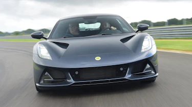 Lotus Emira – grey drive tracking