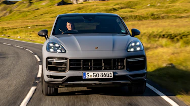 Porsche Cayenne Coupe Turbo GT – front tracking