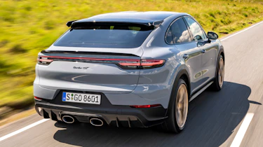 Porsche Cayenne Coupe Turbo GT – rear tracking