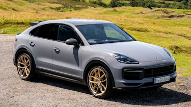 Porsche Cayenne Coupe Turbo GT – front quarter static