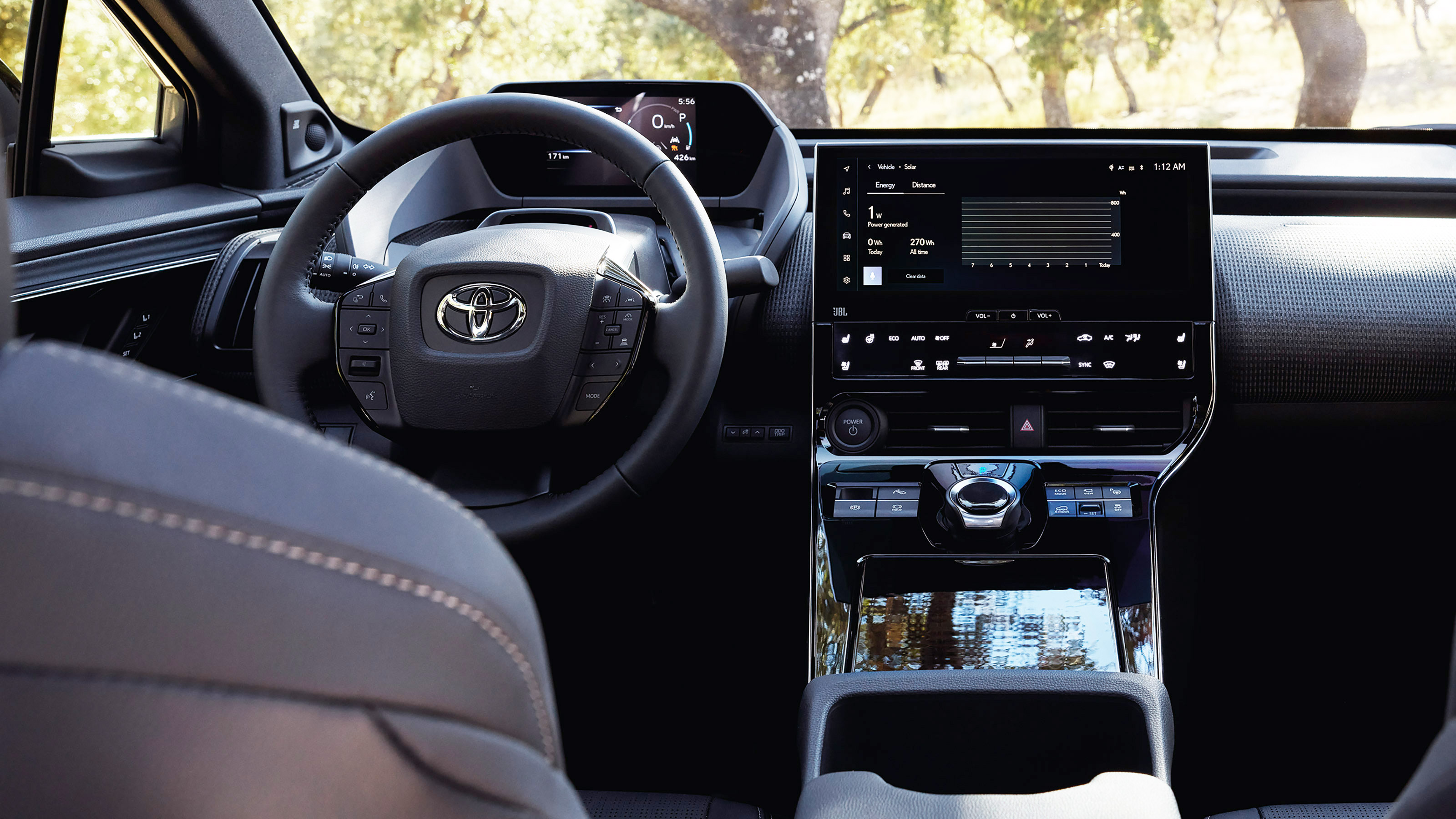 Toyota bZ4x – dash 1