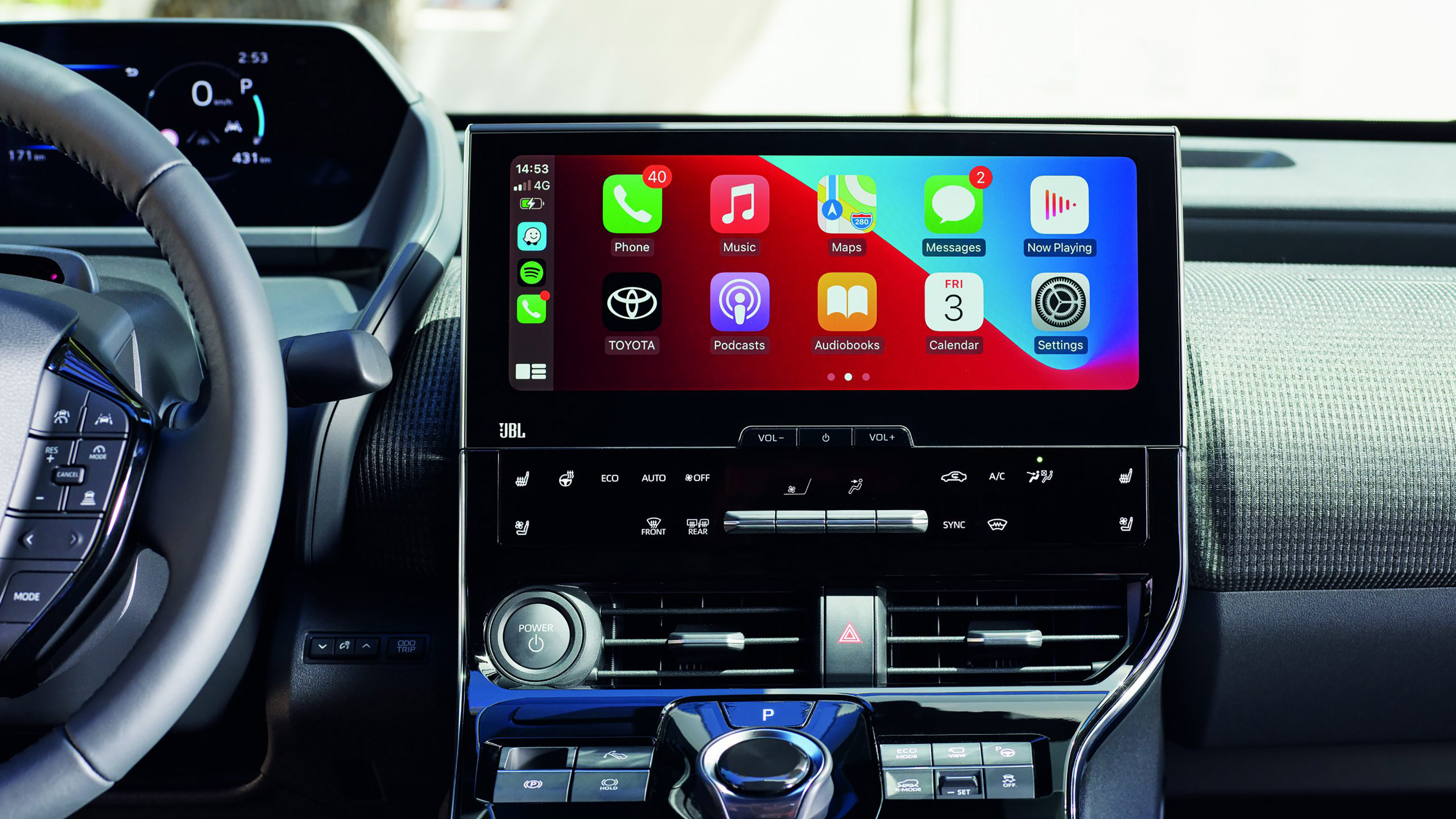 Toyota bZ4x – dash