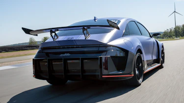 Hyundai Ioniq 6 N Prototype – rear tracking