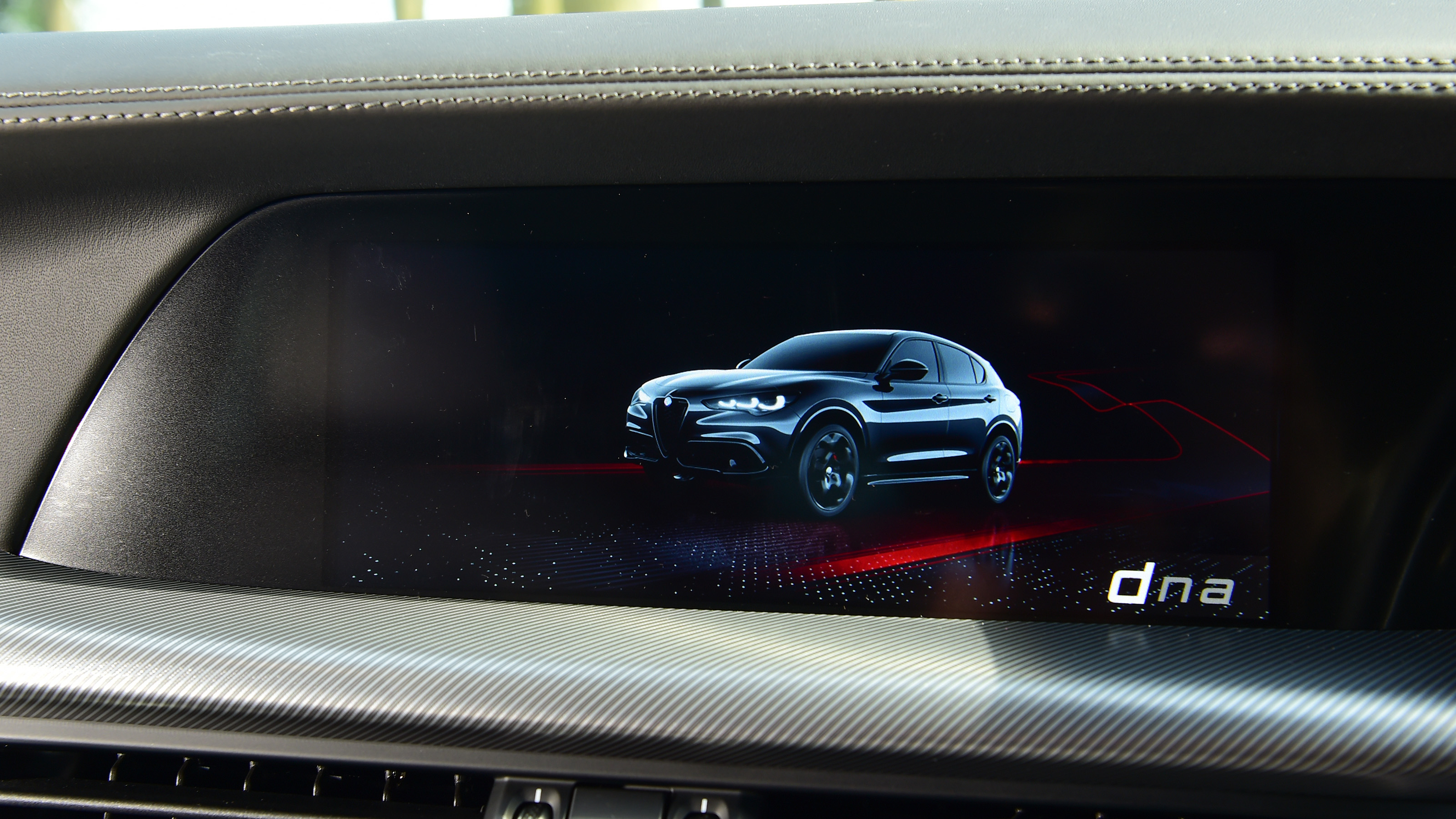 Alfa Romeo Stelvio – infotainment screen
