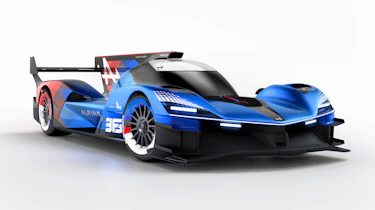 Alpine A424_β Le Mans hypercar studio front
