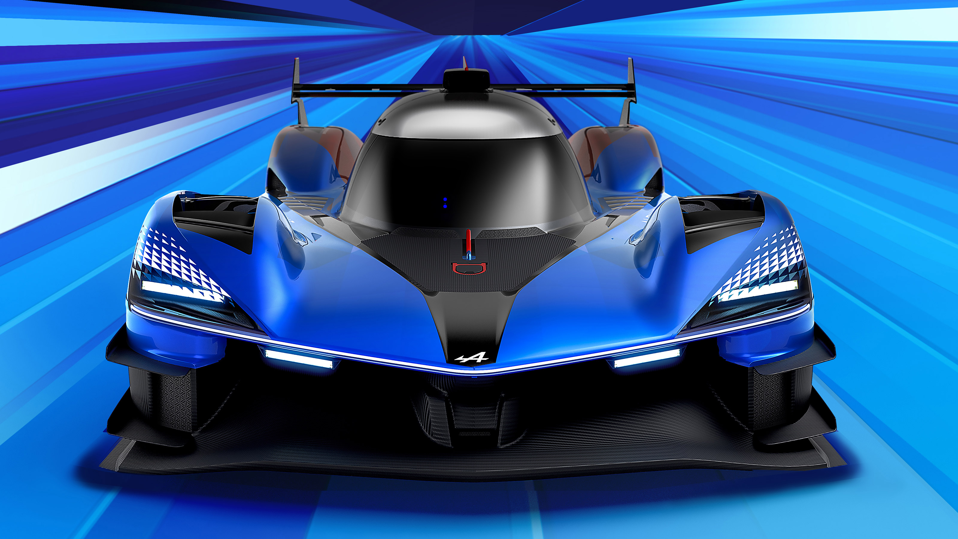 Alpine A424_β Le Mans hypercar nose