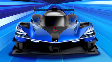 Alpine A424_β Le Mans hypercar nose