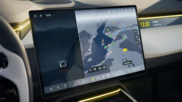 Lotus Emeya – infotainment screen