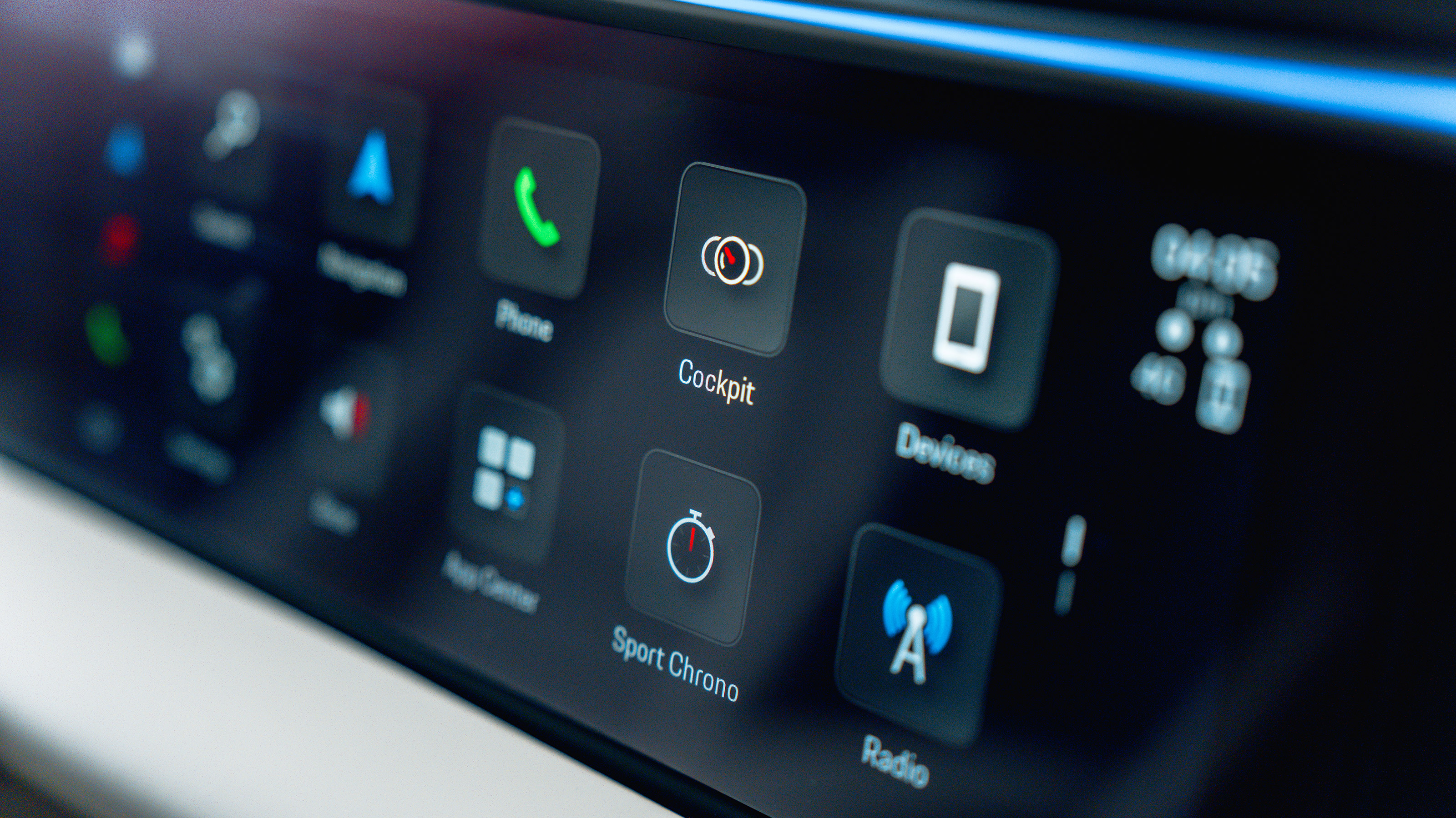 Porsche Macan – infotainment screen