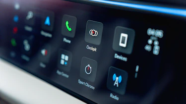 Porsche Macan – infotainment screen