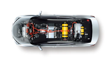 Hydrogen cars – cutaway
