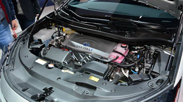 Hydrogen cars – mirai engine bay