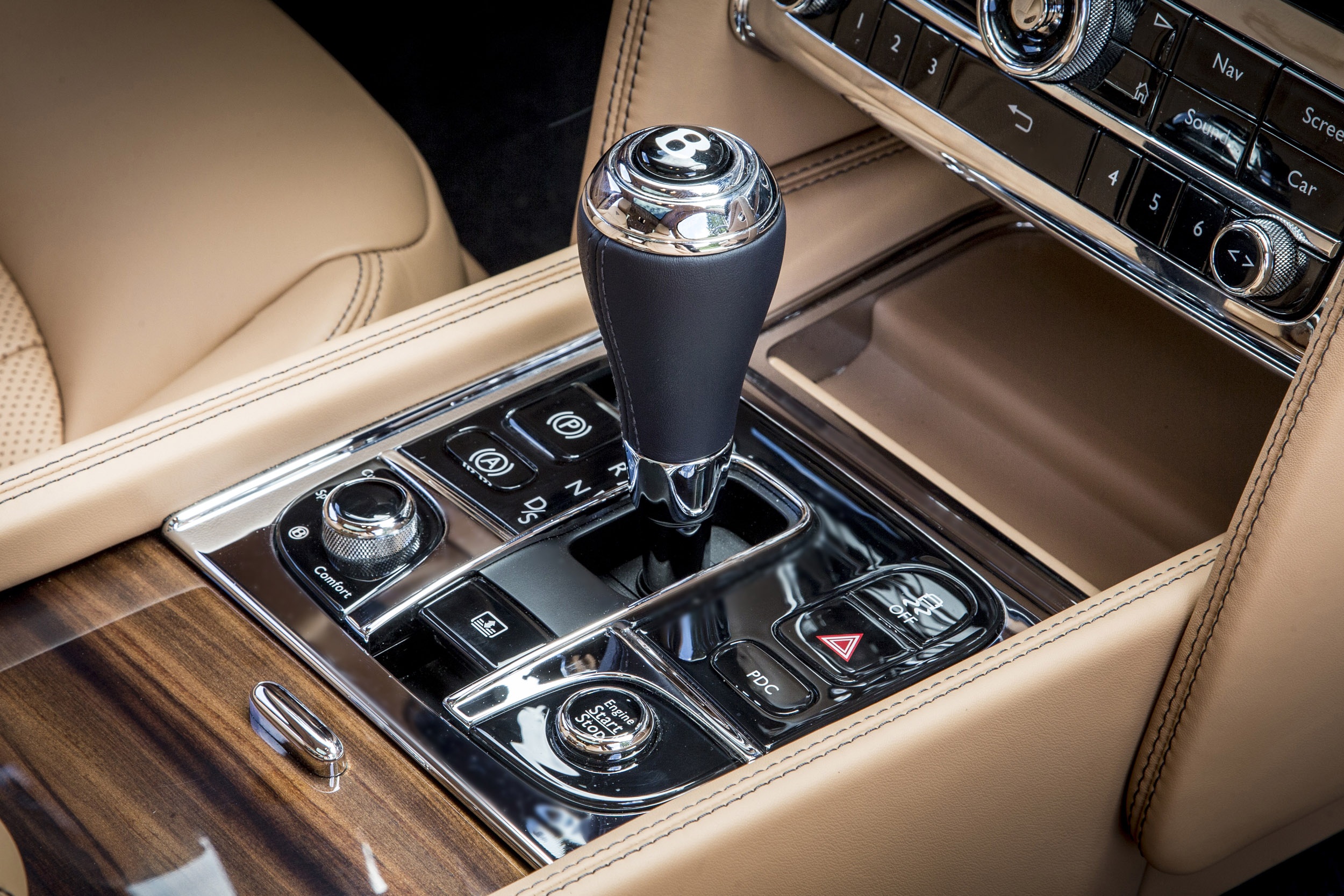 Bentley Mulsanne - gear selector