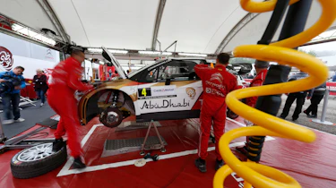 Citroen Racing WRC service