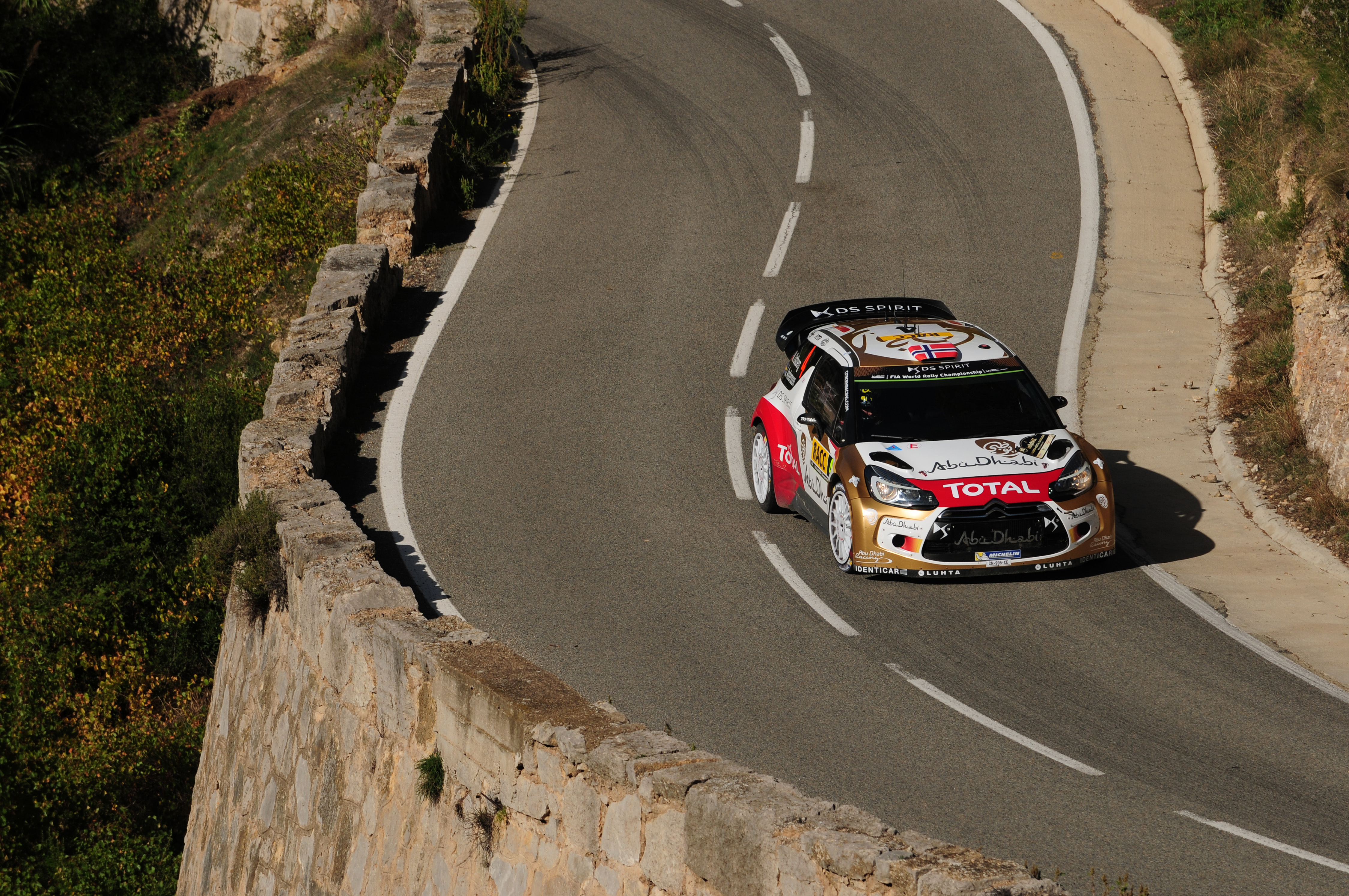 WRC Spain Ostberg helmet