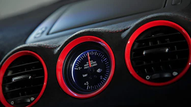 Red is used extensively throughout
