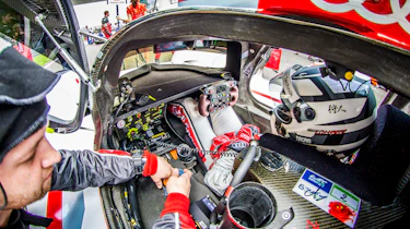 FIA WEC Shanghai Audi R18 e-tron cockpit