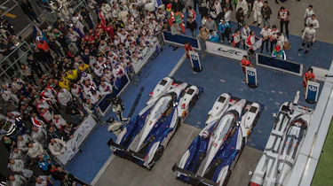 FIA WEC Shanghai Toyota paddock