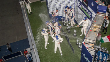FIA WEC Shanghai podium celebration