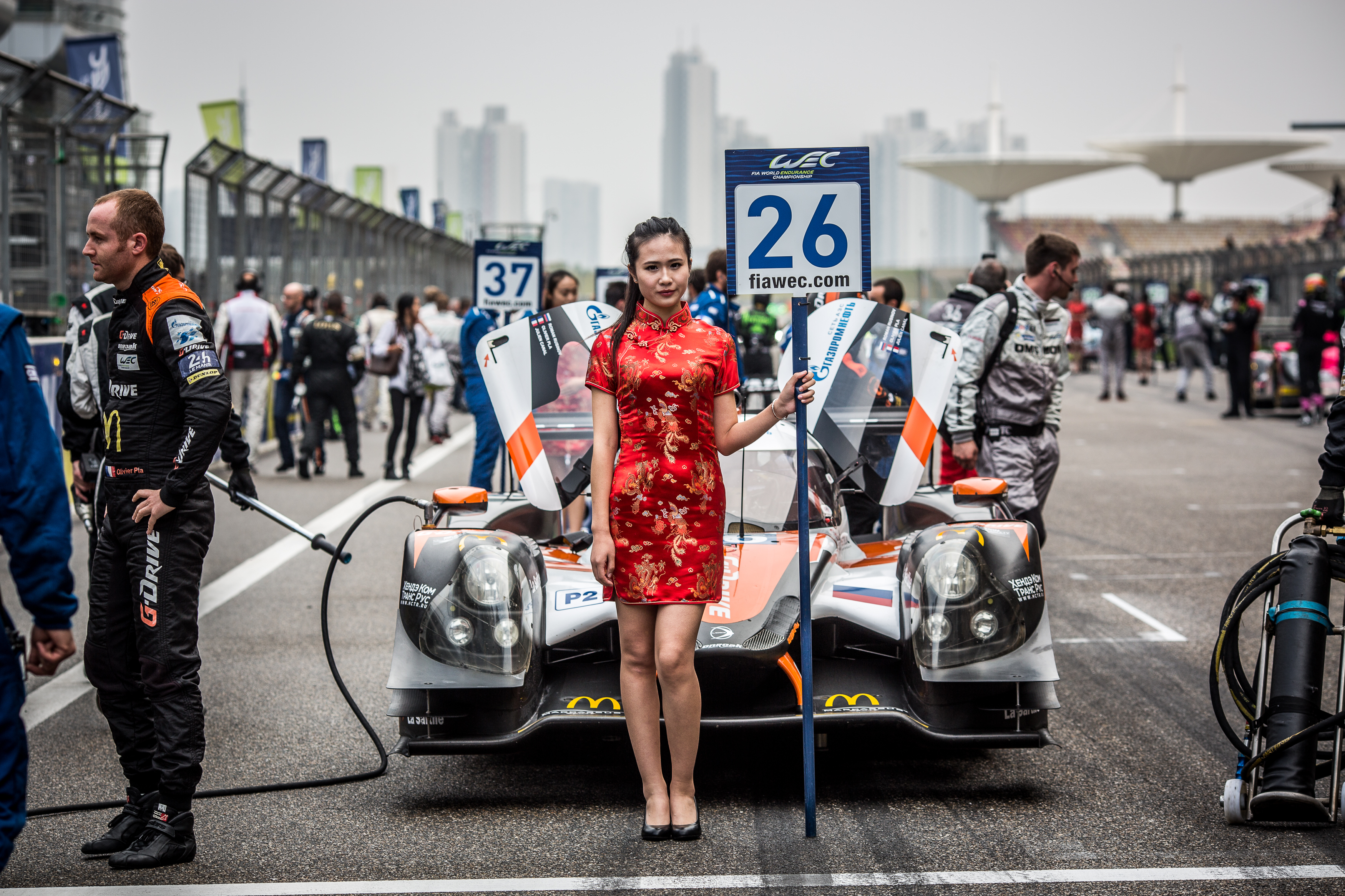FIA WEC Shanghai Chinese grid girl