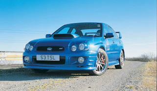 Subaru Impreza's bonnet scoop