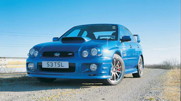 Subaru Impreza's bonnet scoop