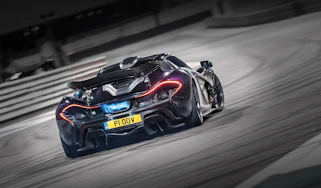 McLaren P1's exhaust