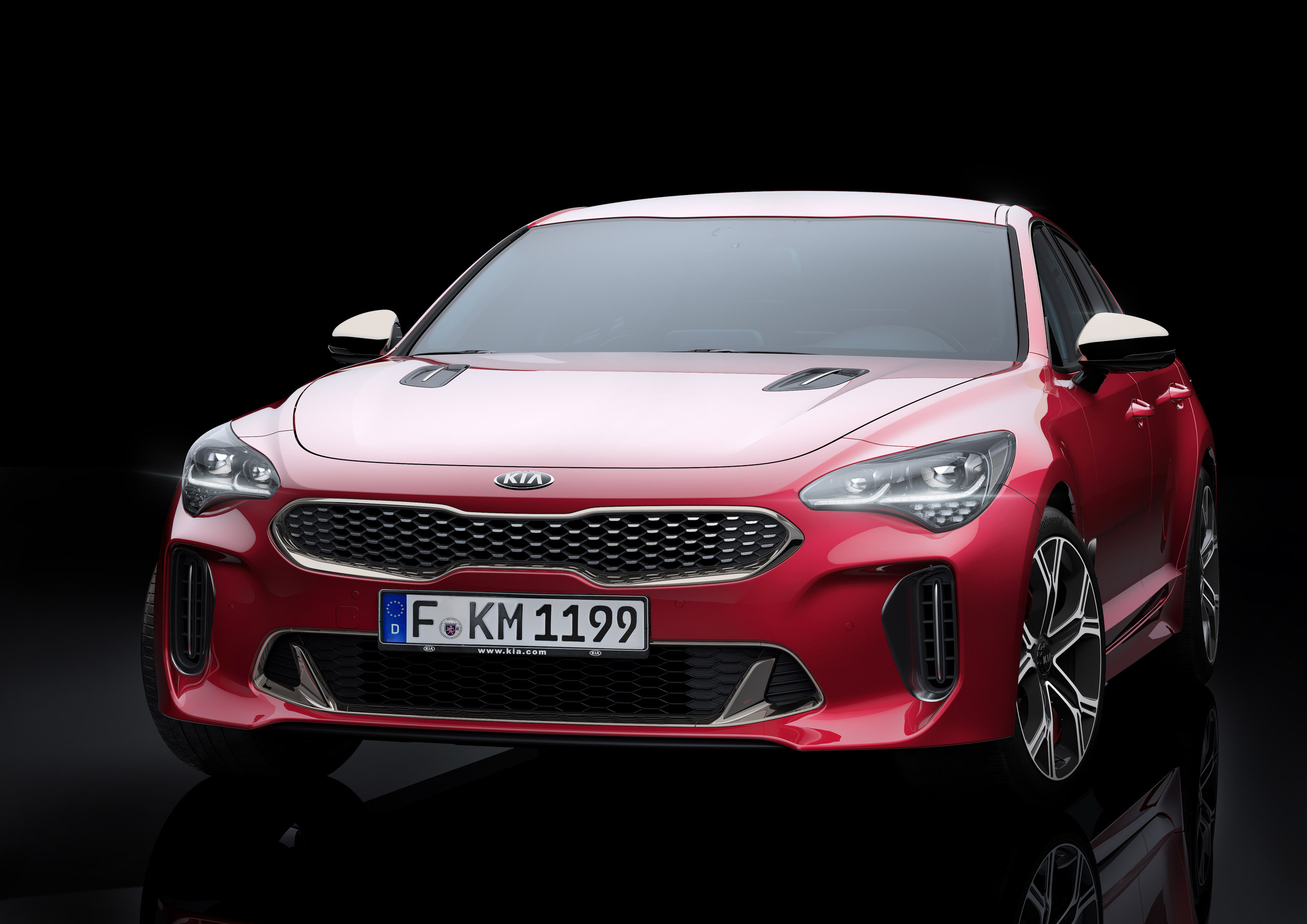 Kia Stinger GT press - static nose
