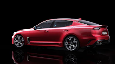 Kia Stinger GT press - static rear quarter