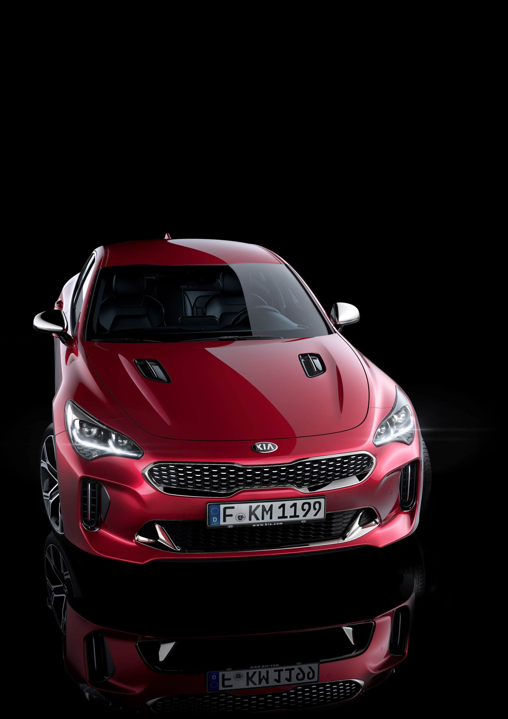 Kia Stinger GT press - static front