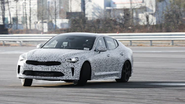 Kia Stinger GT press - static mule front