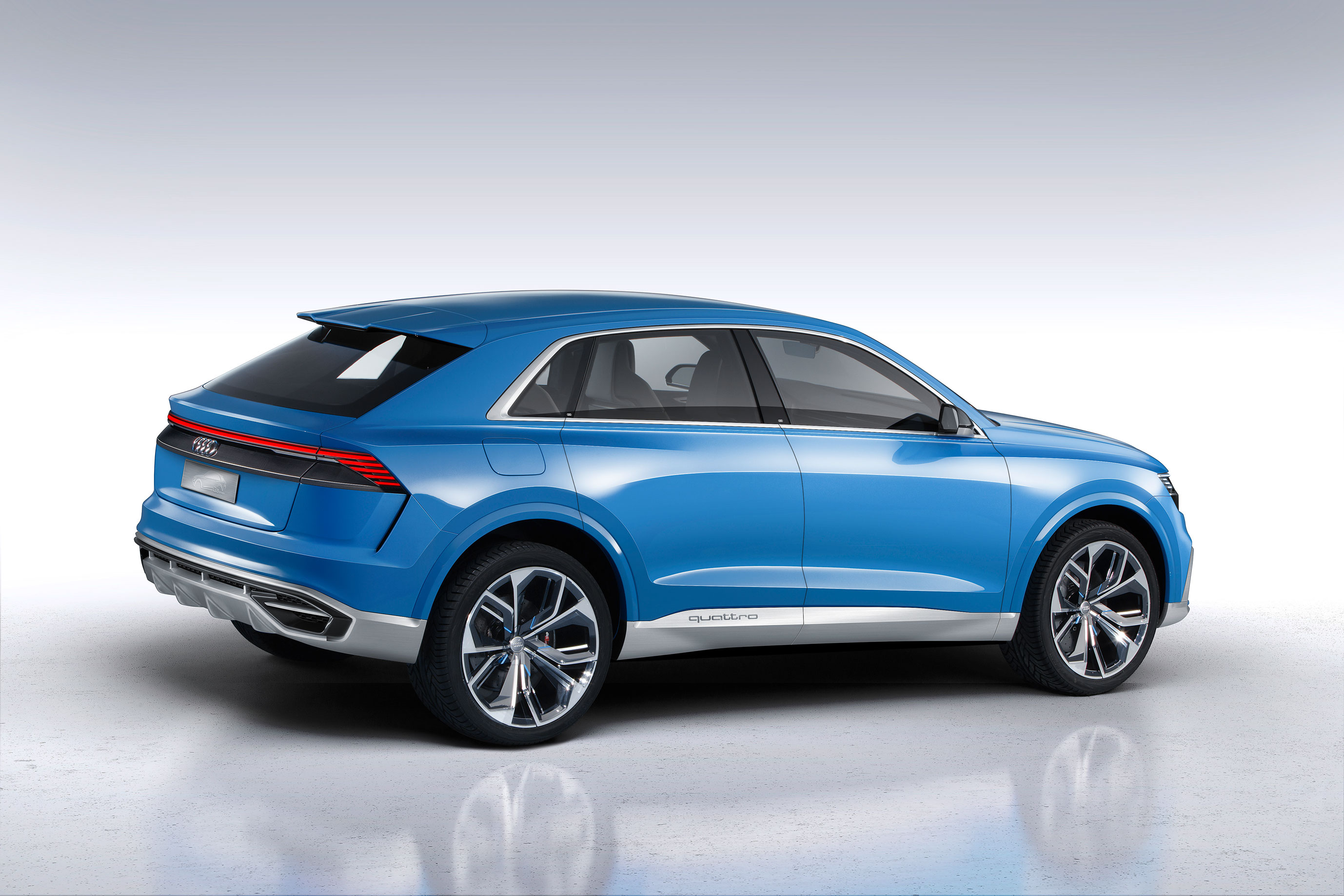 Audi Q8 concept rear three-quarters