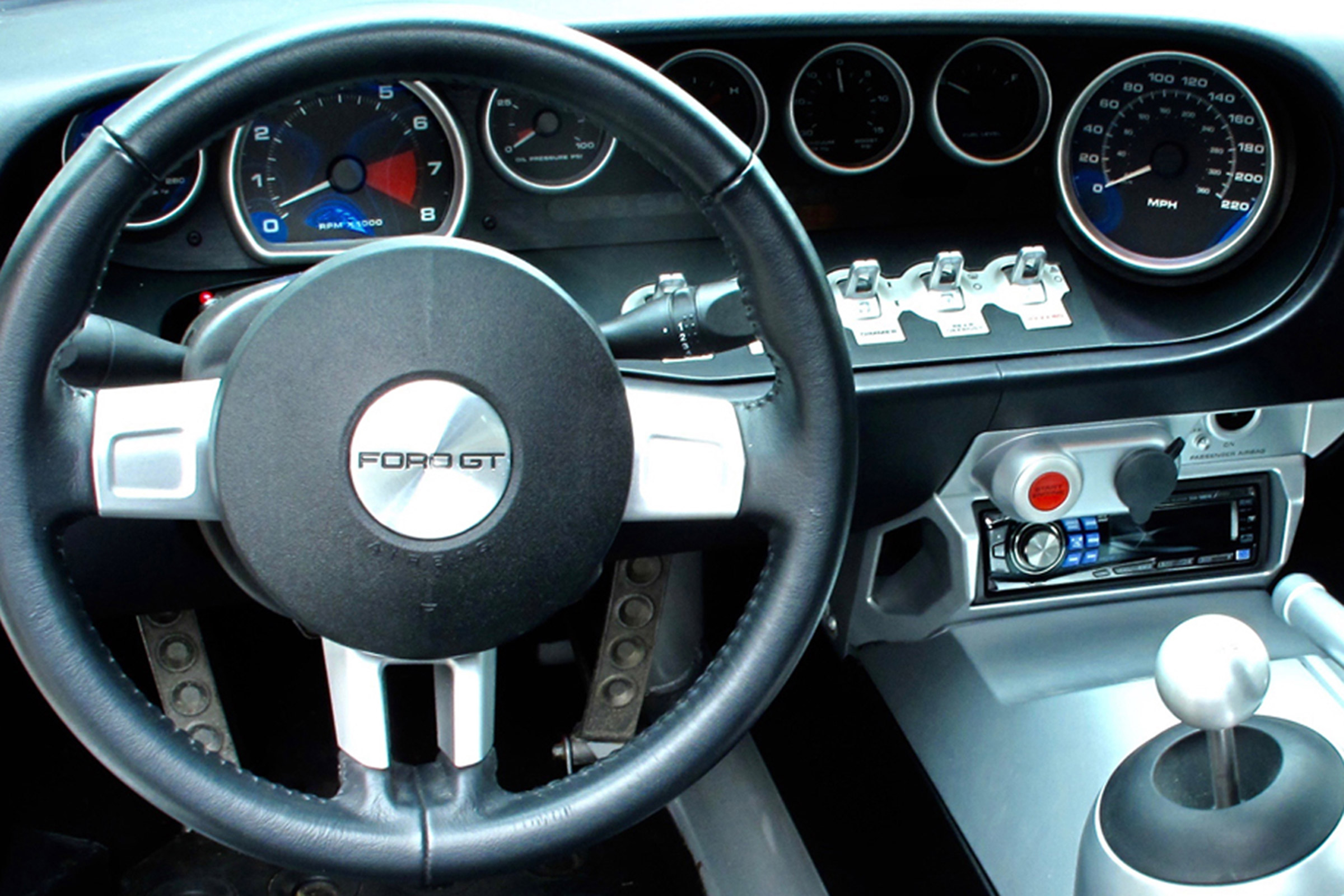 Jenson Button Ford GT - interior