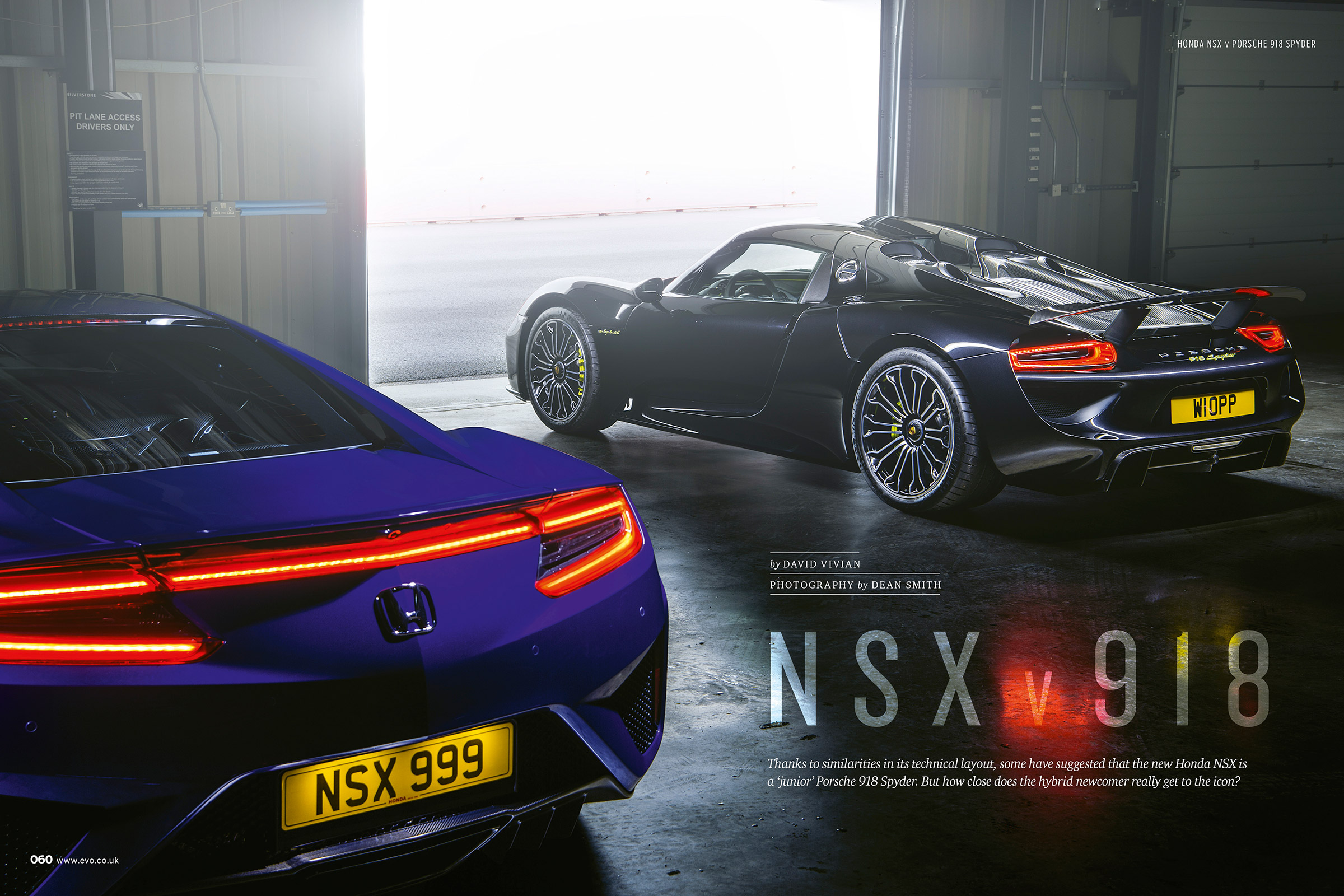 evo issue 233 - NSX vs 918