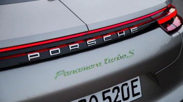 Porsche Panamera Turbo S E-Hybrid ride - rear