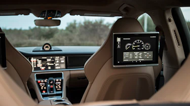 Porsche Panamera Turbo S E-Hybrid ride - rear seats