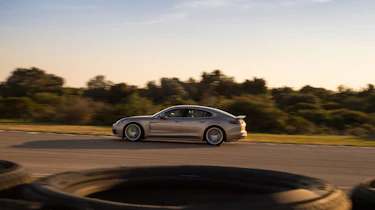 Porsche Panamera Turbo S E-Hybrid ride - side profile