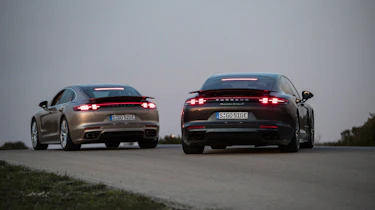 Porsche Panamera Turbo S E-Hybrid ride - rear